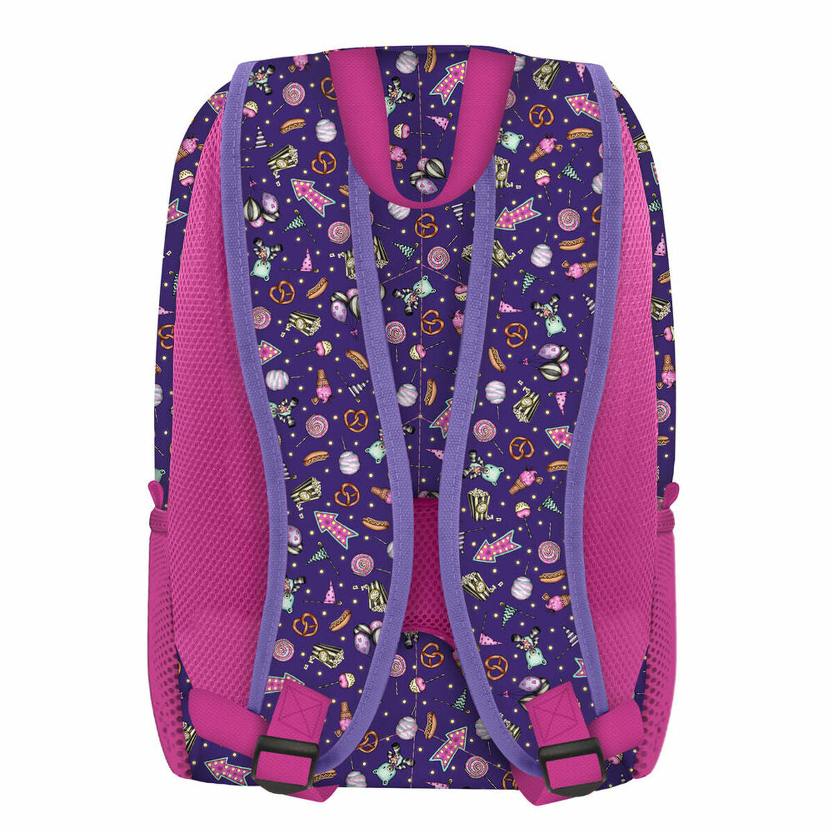 School Bag Gorjuss Up and away Purple 34.5 x 43.5 x 22 cm-1