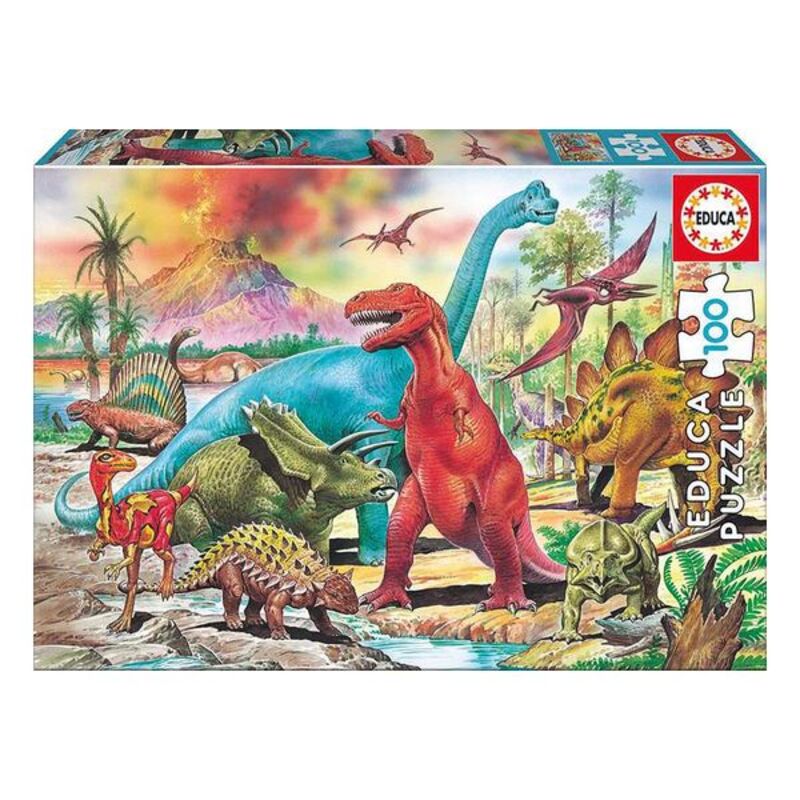 Dinoszaurusz puzzle 100 db-os