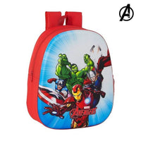 3D The Avengers piros gyerektáska