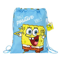 Backpack with Strings Positive Vibes Spongebob-0