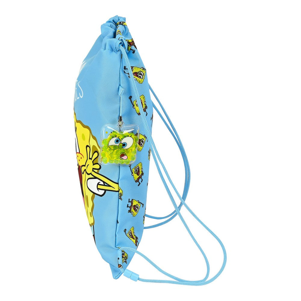 Backpack with Strings Positive Vibes Spongebob-2