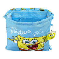 Backpack with Strings Positive Vibes Spongebob-1