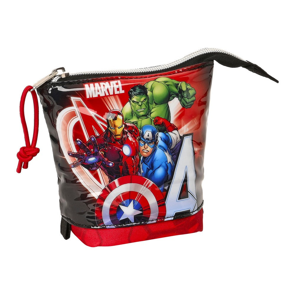 Pencil Holder Case The Avengers Infinity Red Black (8 x 19 x 6 cm)-0