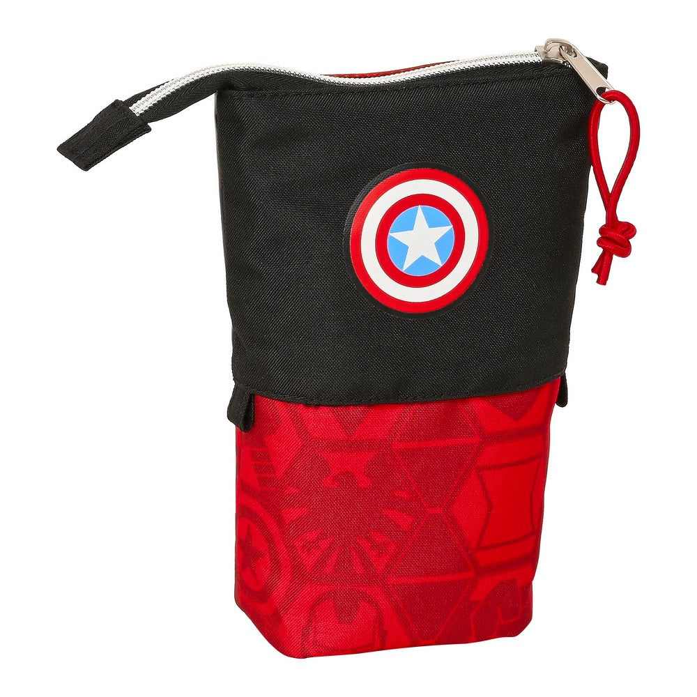 Pencil Holder Case The Avengers Infinity Red Black (8 x 19 x 6 cm)-2