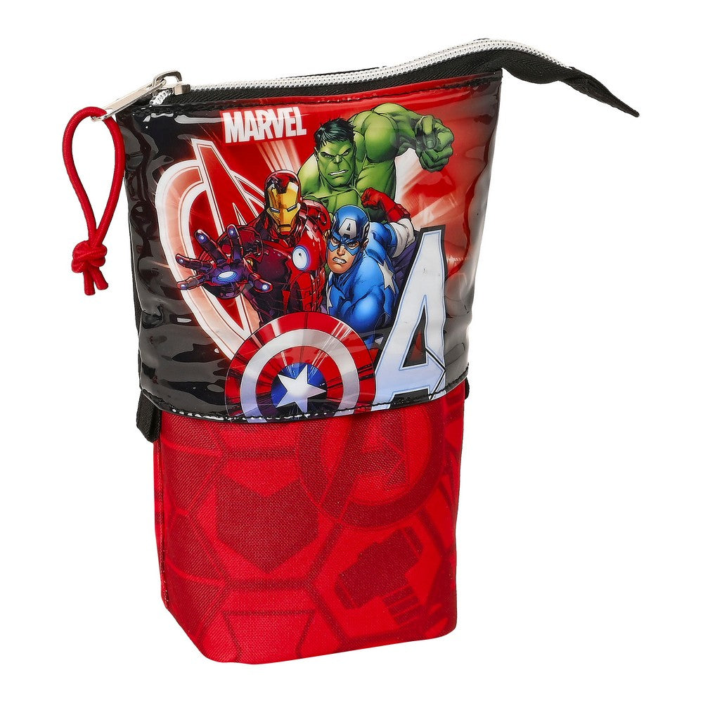 Pencil Holder Case The Avengers Infinity Red Black (8 x 19 x 6 cm)-1