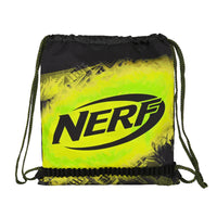Σχολική Τσάντα με Σχοινιά Nerf Neon Μαύρο γκράφιτι (35 x 40 x 1 cm)-0