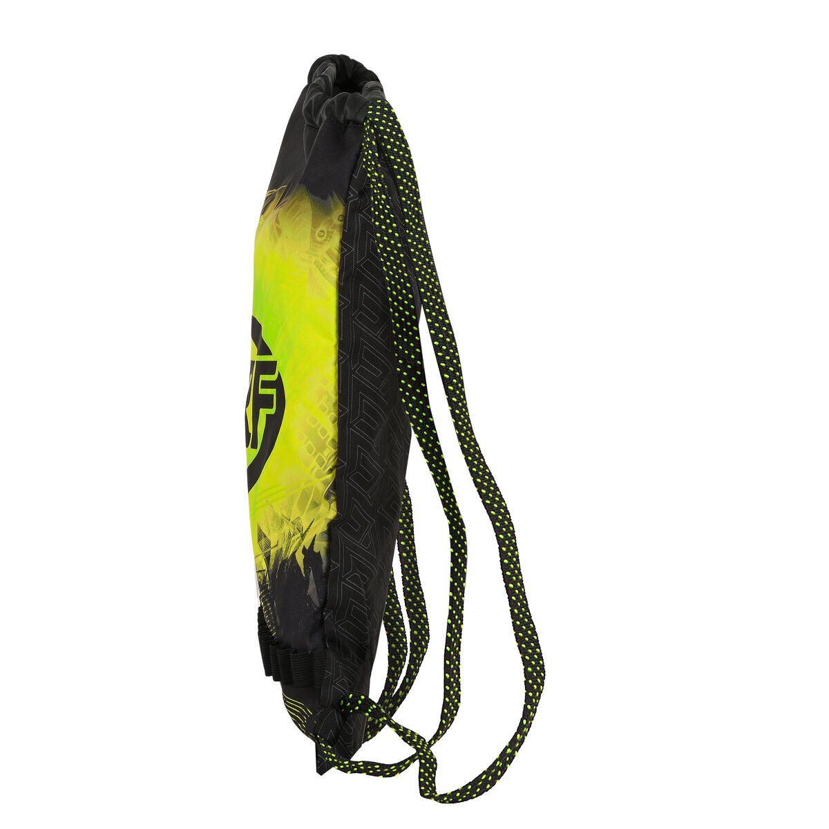 Σχολική Τσάντα με Σχοινιά Nerf Neon Μαύρο γκράφιτι (35 x 40 x 1 cm)-2