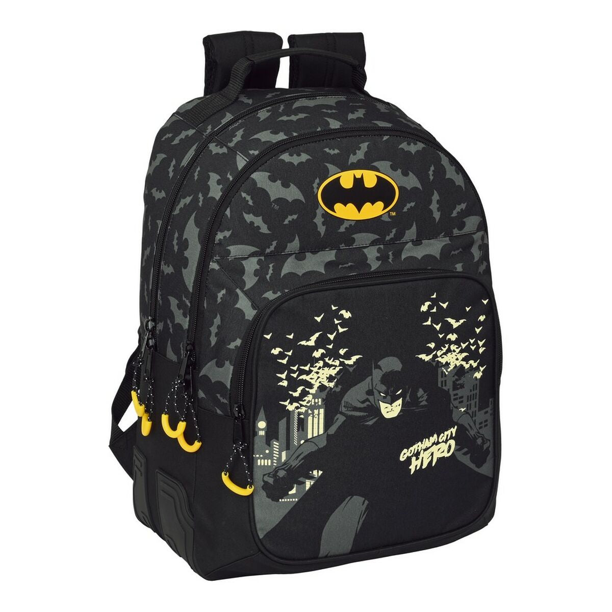 School Bag Batman Hero Black (32 x 42 x 15 cm)-0