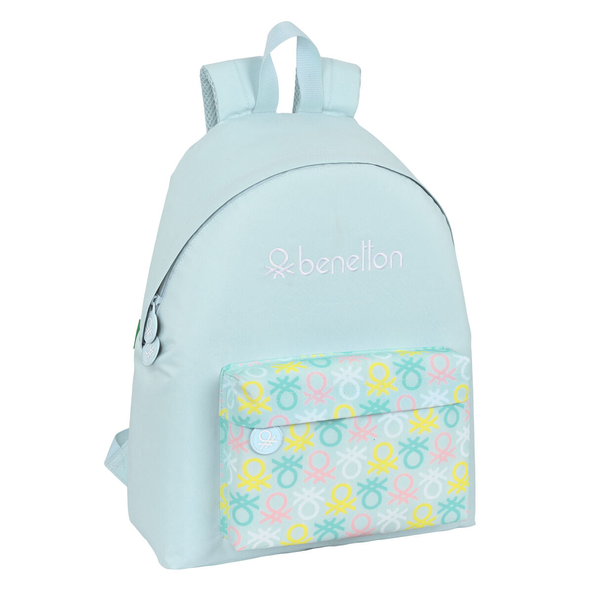 School Bag Benetton Fantasy Celeste (33 x 42 x 15 cm)-0