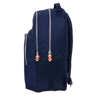 School Bag Super Mario Navy Blue 32 x 42 x 15 cm-2