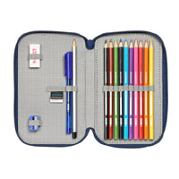 Double Pencil Case Buzz Lightyear Navy Blue (28 pcs)-4