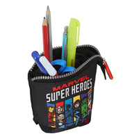 Pencil Holder Case The Avengers Super heroes Black (8 x 19 x 6 cm)-5