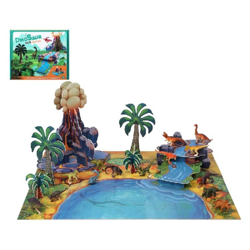 Set of Dinosaurs Real (30 x 25 cm)
