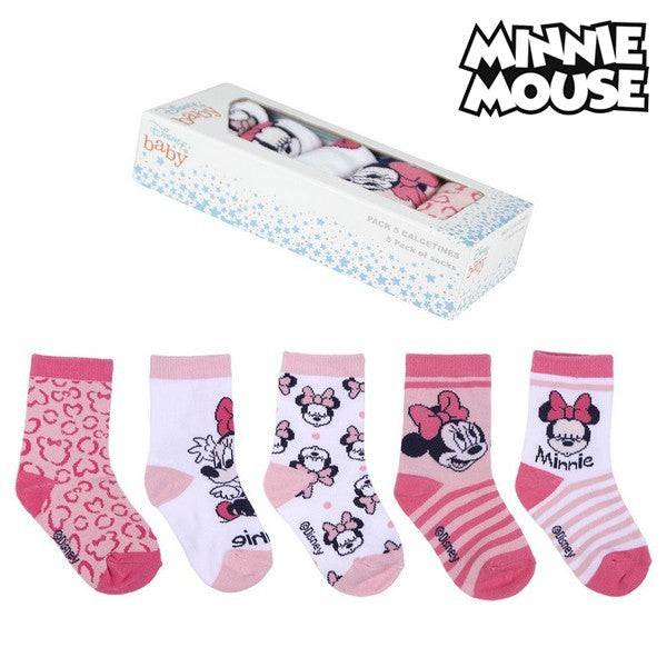 Kojinės Minnie Mouse (5 poros) Spalvotas-0