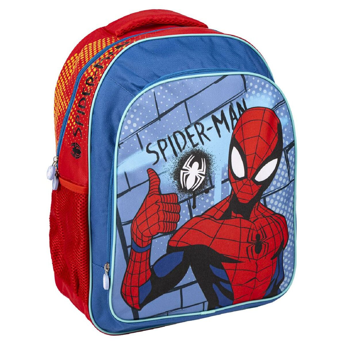 School Bag Spiderman Red Blue-0